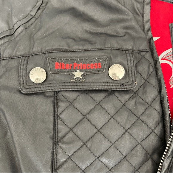 Patrizia Pepe Black Jacket Moto Style Biker Princess. Ideal Condition! Size 42! - Picture 7 of 10
